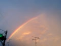 台風の後の虹